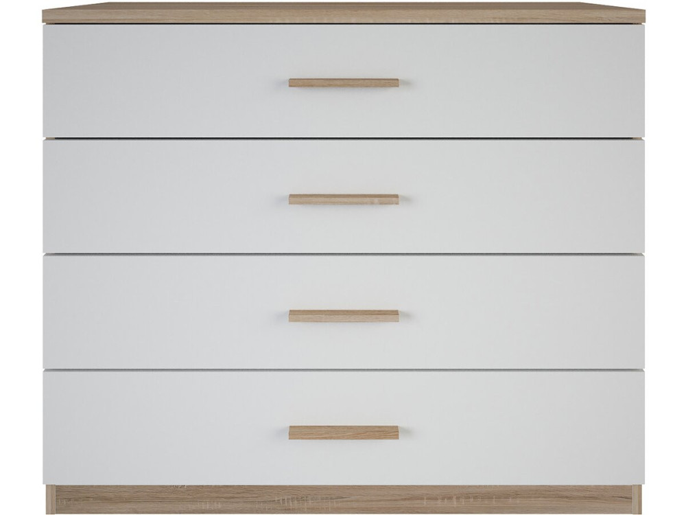 Cómoda "Selena" - Madera - 4 cajones - Blanco