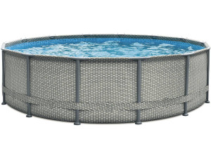 Liner impreso tubular "Elite" para piscina - Ø 4,88 x 1,22 m - con filtración