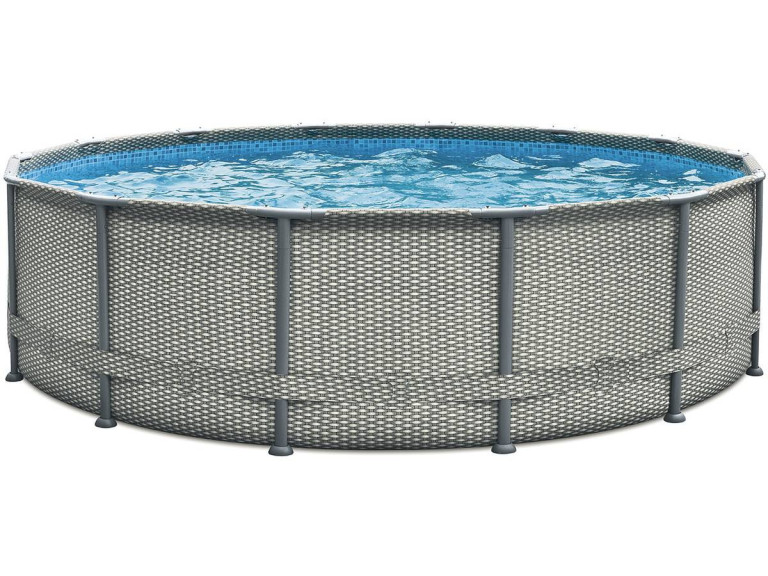 Liner impreso tubular "Elite" para piscina - Ø 4,88 x 1,22 m - con filtración