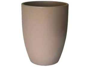 Maceta «Rondo» - Gris topo - Ø 38 cm