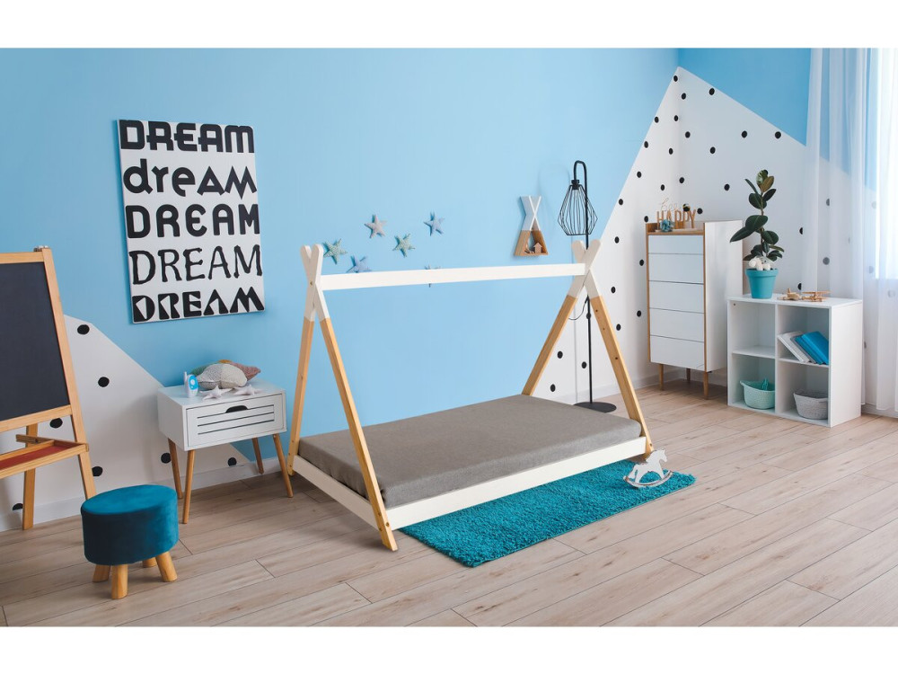 Cama Tipi "Melissa" 140 x 70 cm - Blanco