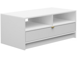 Mesa de centro Tireno 1SZ blanca 100 cm X 40 cm X 50 cm