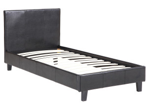 Cama "Lina" 90 x 190 cm - Negro
