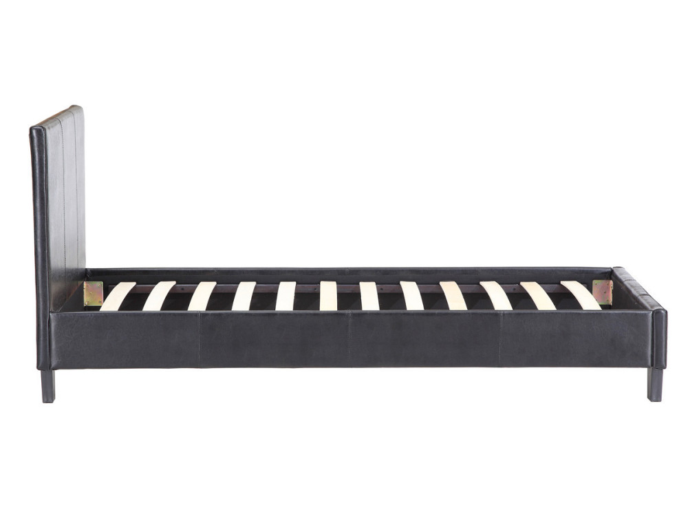 Cama "Lina" 90 x 190 cm - Negro
