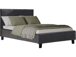 Cama "Lina" - 90 x 190 cm - Negro