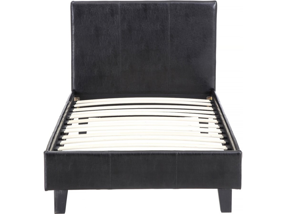 Cama "Lina" - 90 x 190 cm - Negro