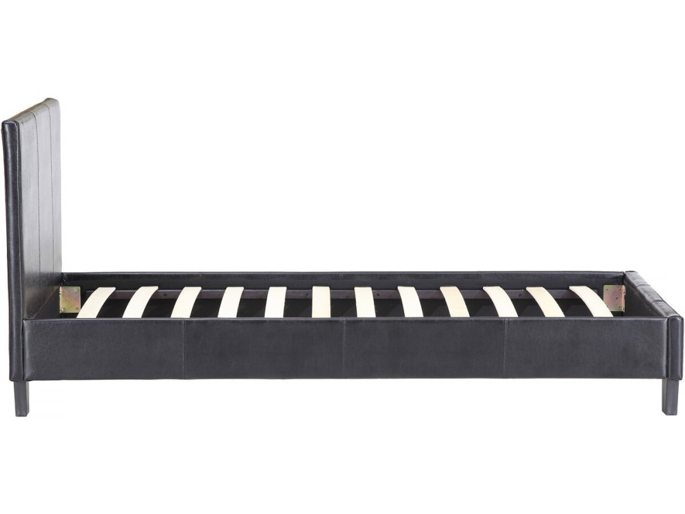 Cama "Lina" - 90 x 190 cm - Negro