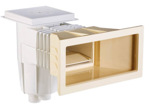 Skimmer estándar 15 L «Parker» - Gran abertura - Beige