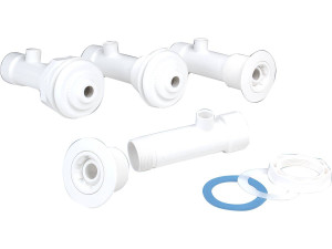 Kit de hidromasaje para piscinas con liner - 19 cm - Blanco