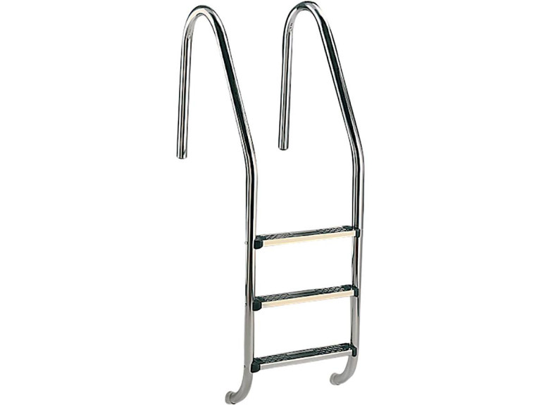 Escalera estándar para piscina - 5 peldaños neutros - Acero inoxidable
