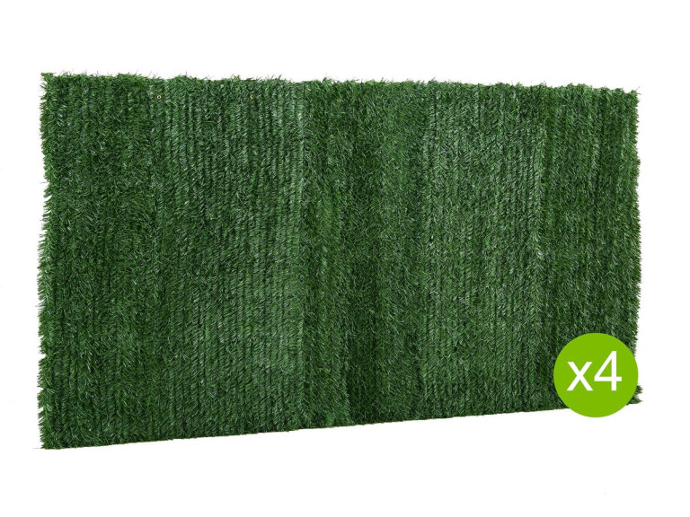 Lote de 4 setos artificiales - 200 x 300 cm