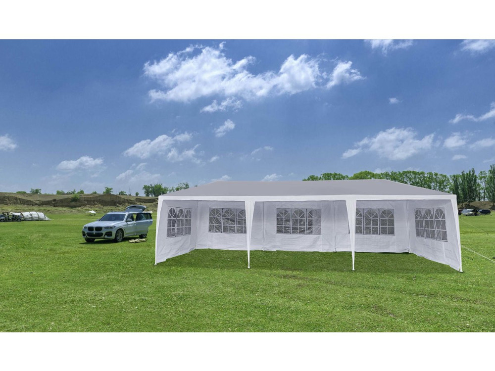 Carpa de recepción "Carolina 9" - 24.39 m² - 3 x 9 m - Blanco