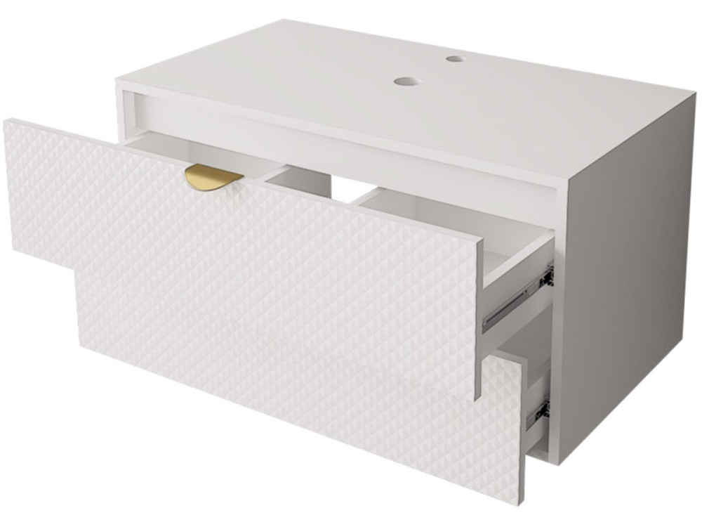 Mueble de baño "Ios" - 2 piezas - Blanco