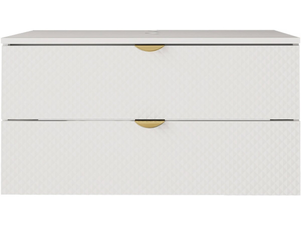 Mueble de baño "Ios" - 2 piezas - Blanco