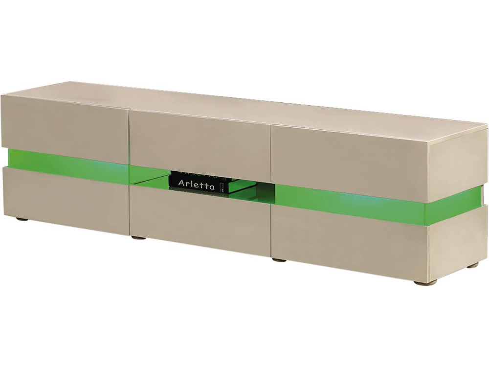 Mueble TV LED VIDA - 177 x 39 x 45 cm - Blanco