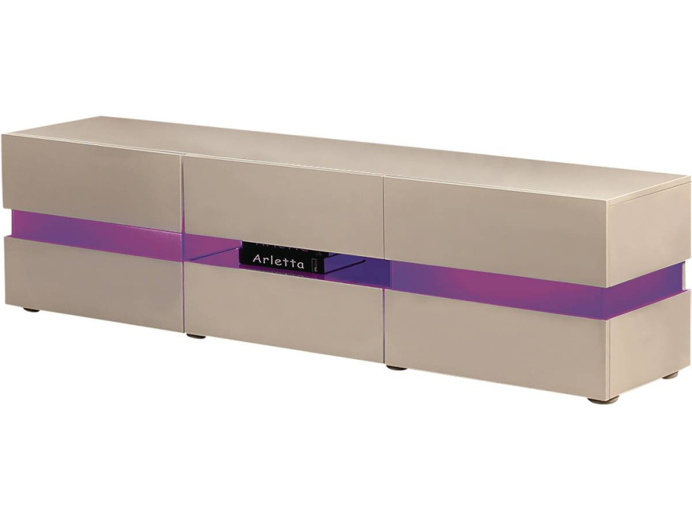 Mueble TV LED VIDA - 177 x 39 x 45 cm - Blanco