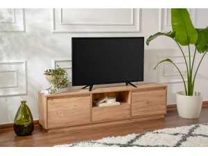 Soporte de TV de madera "Vanguard" - 160 x 29 x 42 cm - Pino Atlántico 2