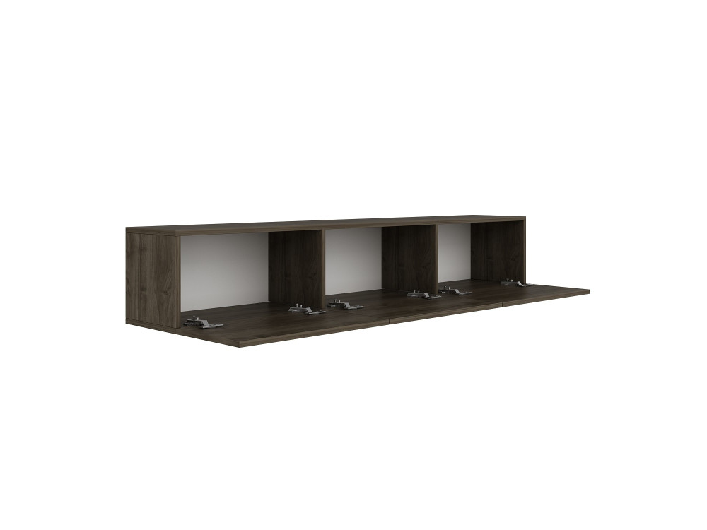Soporte de TV de madera "West" - 150 x 32 x 30 cm - Nogal