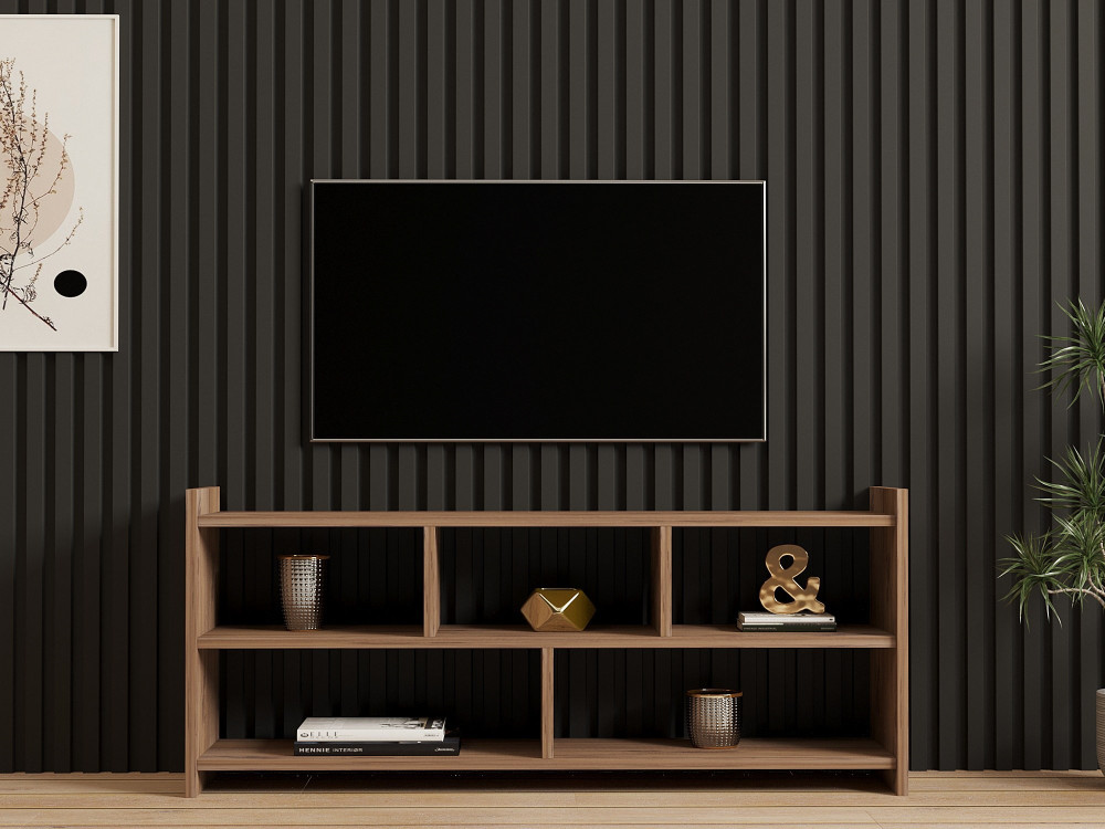 Soporte de TV de madera "Pera" - 117 x 28 x 55 cm - pino atlántico