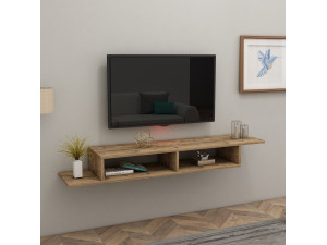 Soporte de TV de madera "Muson" - 120 x 29 x 18 cm - Pino Atlántico 2