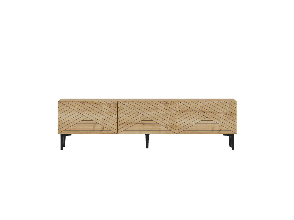 Mueble TV de madera "Felix" 160 x 31,4 x 44,1 cm - Roble zafiro