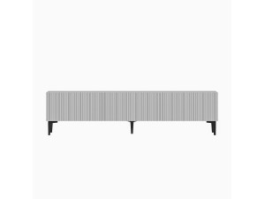 Soporte de TV de madera "Oscar" - 180 x 31 x 45 cm - Blanco