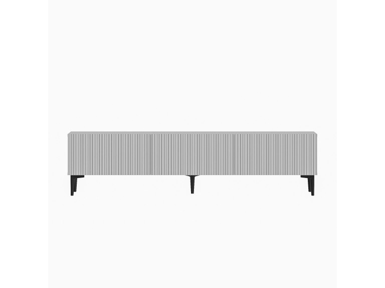 Soporte de TV de madera "Oscar" - 180 x 31 x 45 cm - Blanco