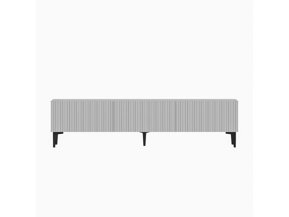 Soporte de TV de madera "Oscar" - 180 x 31 x 45 cm - Blanco