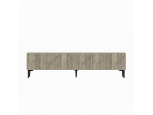 Soporte de TV de madera "Oscar" - 180 x 31 x 45 cm - Beige