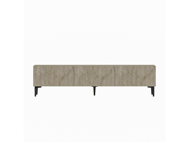 Soporte de TV de madera "Oscar" - 180 x 31 x 45 cm - Beige