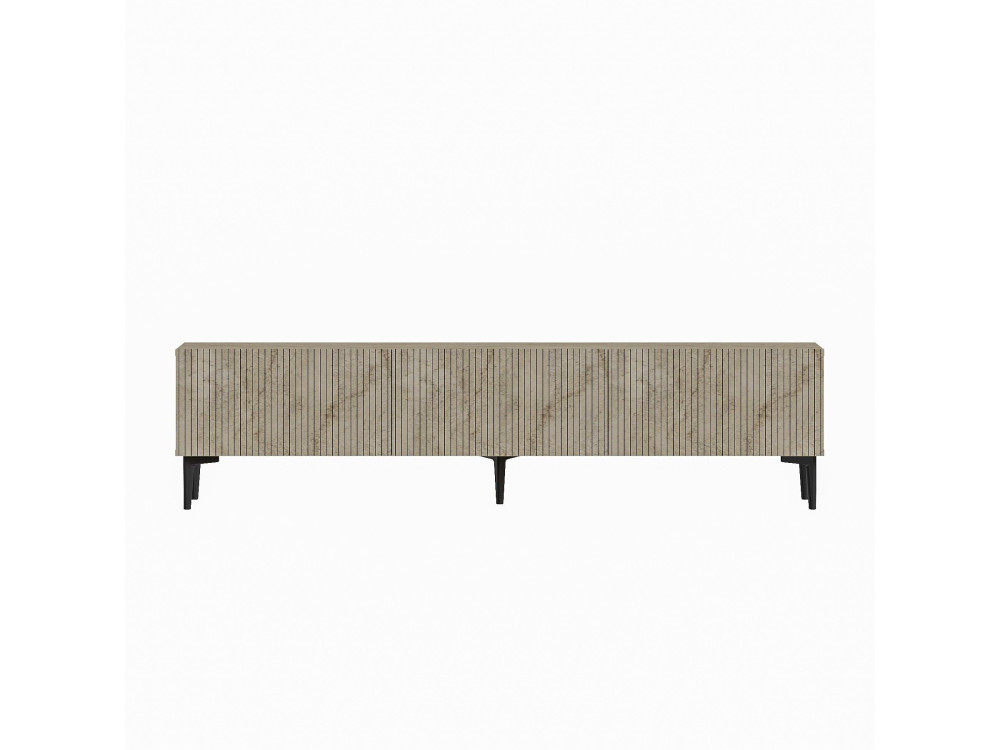 Soporte de TV de madera "Oscar" - 180 x 31 x 45 cm - Beige