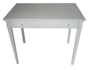 Consola - Mesa guéridon - Color Blanco - 1 cajón