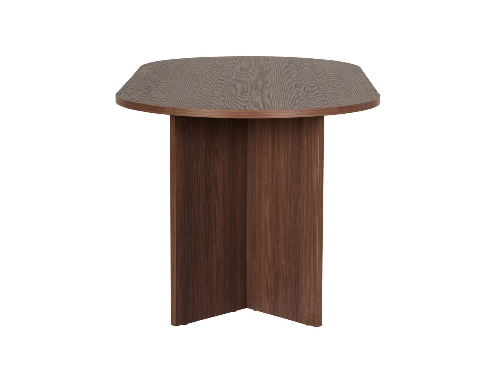 Mesa de comedor de madera "Sablin" - 180 x 89 x 75 cm - Nogal