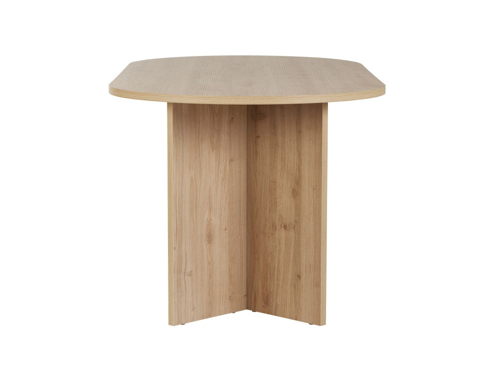 Mesa de comedor de madera "Sablin" 180 x 90 x 75 cm - Roble zafiro