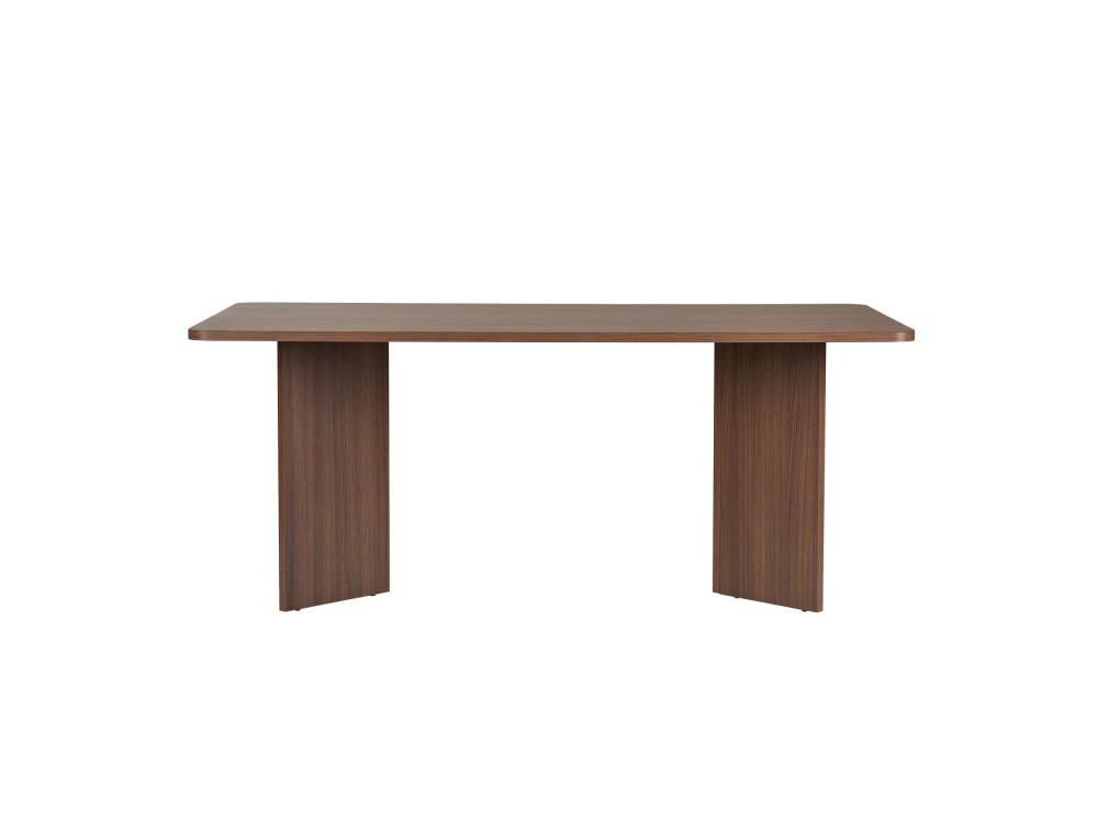 Mesa de comedor de madera "Linza" 180 x 90 x 75 cm - Nogal