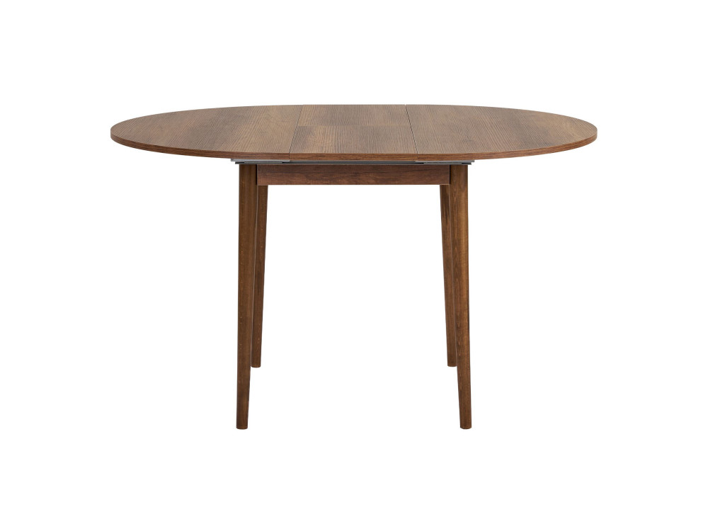 Mesa de comedor de madera extensible "Viona" 100 x 100 x 75 cm - Nogal Barok