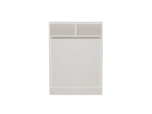 Mesa de comedor plegable de madera "Bracked" - 70 x 15 x 96 cm - Blanco