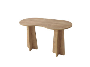 Escritorio "infinito" de madera 120 x 60 x 75 cm - Roble zafiro
