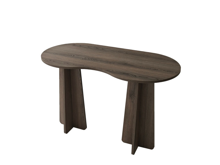 Escritorio "infinito" de madera 120 x 60 x 75 cm - Nogal