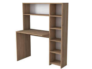 Escritorio de madera "Haham" 113 x 40 x 142 cm - Roble