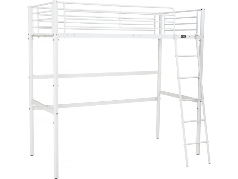 Cama mezzanine "Alora" - 90 x 190 cm - Blanco
