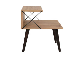 Mesilla de noche de madera "Cross" 50 x 40 x 55 cm - Pino
