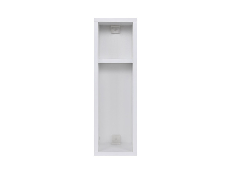 Mesilla de noche de madera "Turra" - 20 x 15 x 65 cm - Blanco