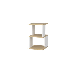 Mesilla de noche de madera "Carter" 29,6 x 29,6 x 49,4 cm - Roble