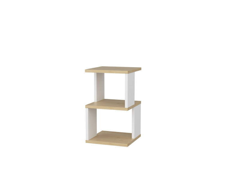 Mesilla de noche de madera "Carter" 29,6 x 29,6 x 49,4 cm - Roble