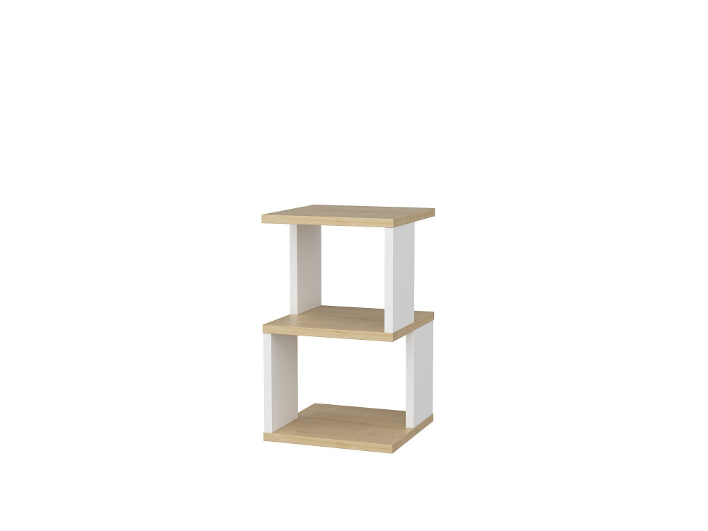 Mesilla de noche de madera "Carter" 29,6 x 29,6 x 49,4 cm - Roble