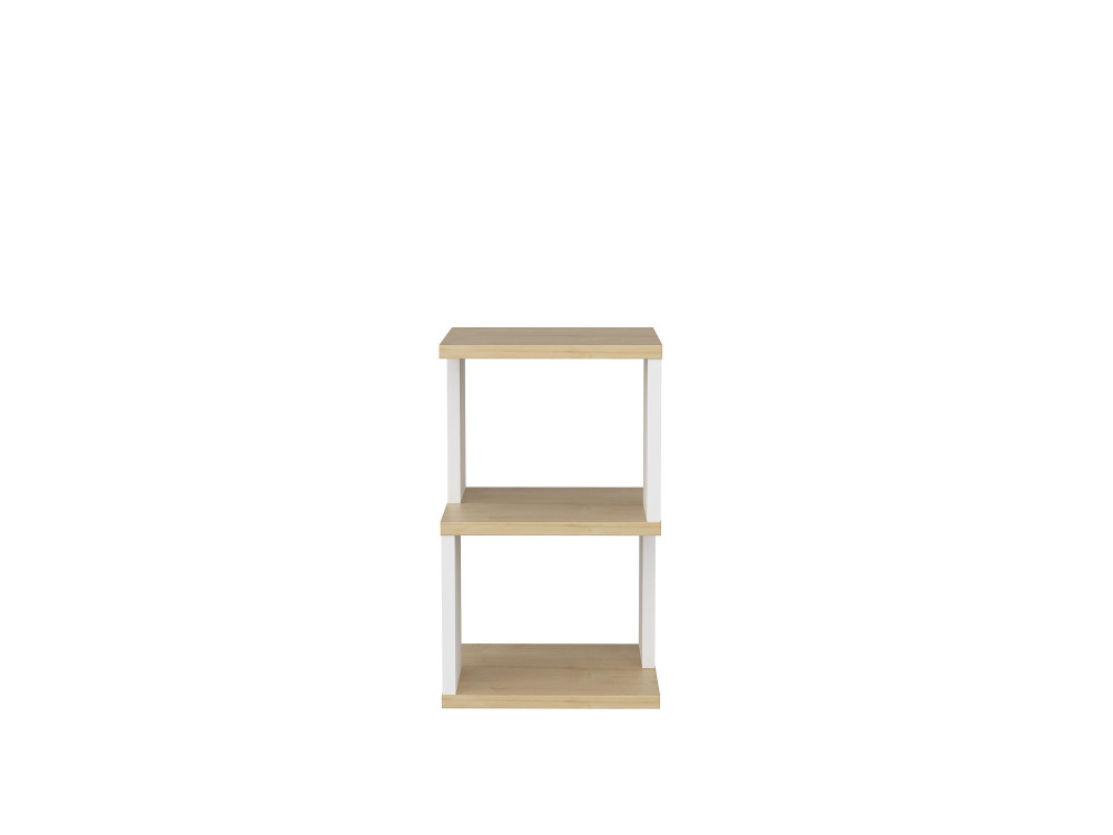 Mesilla de noche de madera "Carter" 29,6 x 29,6 x 49,4 cm - Roble