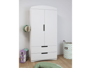Armario infantil "Classic" - 175,5 x 90 x 52 cm - Blanco 2