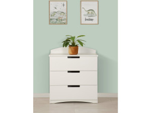 Baúl infantil "Classic" - 80,5 x 80 x 41 cm - Blanco 2