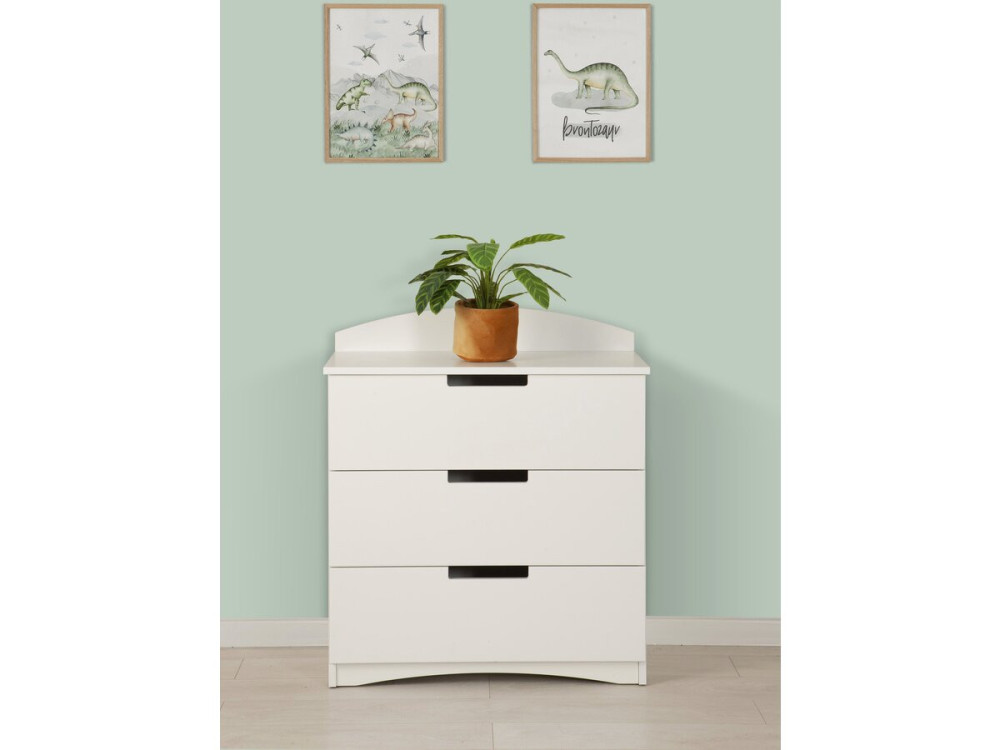 Baúl infantil "Classic" - 80,5 x 80 x 41 cm - Blanco